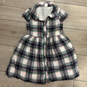 Gap kids plaid dress size 4